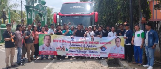 Hari Pers Nasional 2023 dan HUT IWO Indonesia Ke -5, Jajaran DPD IWO Lampung Selatan Ke Sumut