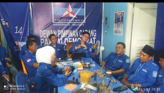 Andika Mahesa Pimpinan Rakor DPC Demokrat Lampung Selatan, Curhat Bareng Demokrat